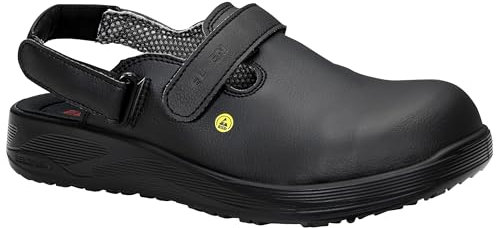 ELTEN Clog Michel Black ESD OB, Damen und Herren, Textil, leicht, klassisch 40, Schwarz
