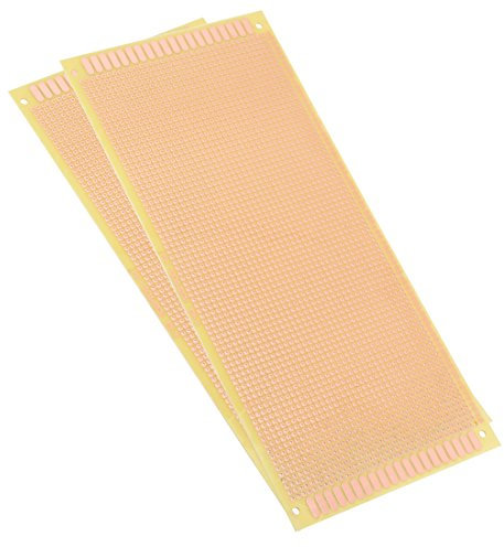 sourcing map 2 Stk. 100x220mm Einseitig Universal Leiterplatte Lochrasterplatte für DIY Löten DE de