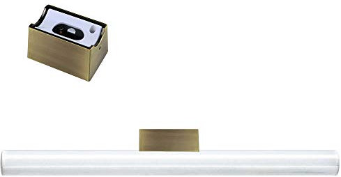 CLE Linestra Spiegel-/Wandleuchte Messing Matt inkl. LED Linienlampe 9W 700lm 500mm