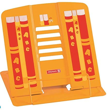 Brunnen 1040401 Leseständer (mit Anti-Rutsch-Noppen) (Orange, 1)