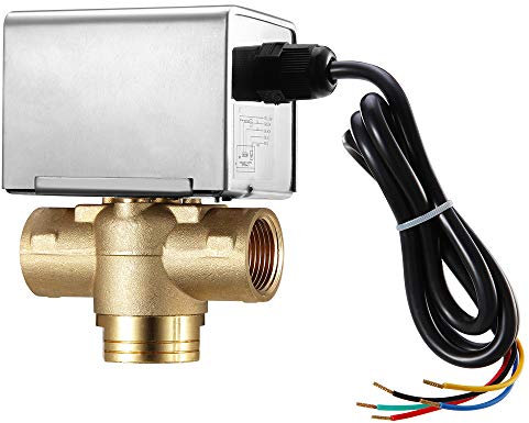 Valemo motorisiertes Zonenventil mit zusätzlichem Mikroschalter, 3 Wege, DN20, normalerweise geschlossen, 230 VAC