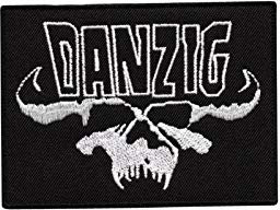 Danzig Aufnäher Besticktes Patch zum Aufbügeln Applique