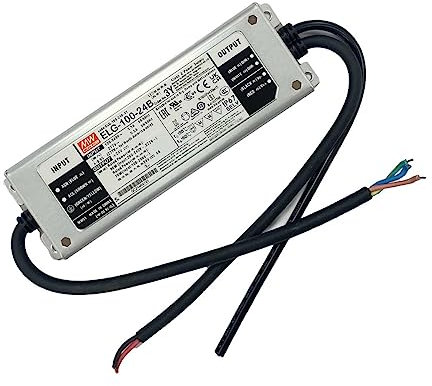 MeanWell ELG-100-24B-3Y, Alimentatore Dimmerabile 0-10V PWM Resistenza IP67 96W 24V 4A Input 220V e 110V