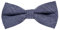 MASADA Herren blau-grau karierte Fliege vorgebunden, stufenlos verstellbar, handgefertigt mit Hakenverschluss - 12 x 6 cm