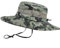 WANYI Sonnenhut Herren UV Schutz Outdoor Wanderhut Fischerhut Trekking Faltbar SafariHut Boonie Hat Dschungelhut Gartenhut Anglerhut Damen mit Kinnband 58-60CM (Tarnung Khaki)