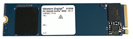 Western Digital WD 512GB SSD PC SN530 M.2 2280 PCIe Gen3 x4 NVMe SDBPNPZ-512G Unità a stato solido per Dell HP Lenovo Laptop Desktop Ultrabook