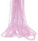 GIFTEXPRESS Lot de 12 colliers de 33 perles pour le Mardi Gras, collier de perles rose layette, couvre-lit Mardi Gras, St Patricks, perles de fête, colliers fantaisie