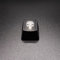 BTXETUEL Tastenkappe mit Totenkopf-Hintergrundbeleuchtung, Kostüm-Tastenkappen für mechanische Cherry MX Tastatur, kunsthandwerkliche Tastenkappen, personalisierte Tastenkappe (Totenkopf 2)