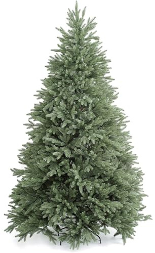 Magie di Natale Albero di natale Lincoln 100% in PE Effetto Real Touch di Altissima qualità 180 cm