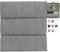 KETTtex EXKLUSIV Auflage Hocker Silber/Grau I Barhocker Polster 50x50x3cm I KTH1 Sitzauflage weich & robust I Stuhlauflage ohne Verblassen I pflegeleichtes Sitzkissen I Dessin 8643