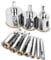 flintronic 10pc-(6-50) mm Sega a Tazza Diamantata,Punta Diamantata con Punta di Guida Centrale,Punta da Trapano con Rivestimento Superficiale Diamantato,per Taglio di Vetro/Piastrelle/Marmo