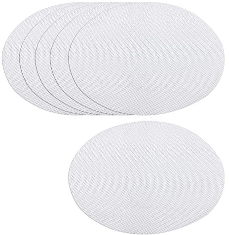 CLVPAI Silicone Steamer Pad Mat-Antiaderante Steamer Mesh,Dim Sum Piroscafo Mesh,per Vapore Basket Cucina Verdure Riso (Silicone Rotondo, 32cm)
