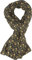 feiner Herrenschal mit extravagantem Muster, leichte Qualität, Vintage-Pattern, schmaler Schal - Made in Italy (Pferde-Schwarz)