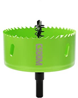 CSOOM 100mm M42 Bi-Metall-Lochsäge Bohrkrone Für Arbeiten in Gipskarton, Kunststoff, Holz, dünnes Metall, dünnem Stahl-blech, Hochleistungs-Bohrwerkzeug