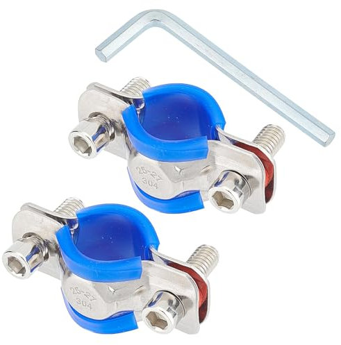 Fix Sinking Bürostuhl,2 PCS Bürostuhl Saver Sinkender 304 Edelstahl Bürostuhl Saver mit Inbusschlüssel Bürostuhl Zylinder Ersatz Edelstahl mit Lederpolstern für Stop Sinking