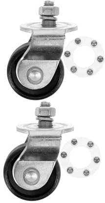 Wagenheber Lenkrolle aus Stahl, Ersatzrad für Wagenheber 2t | Rollen für Wagenheber, Stabil und Flexibel, 2 Stück, für Hydraulischen Jack, Autozubehör