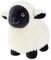 Keel Toys Keeleco SE3061 Plüschtier, 100% recycelt, umweltfreundliches Spielzeug für Kinder, schwarzes Schaf, 18 cm