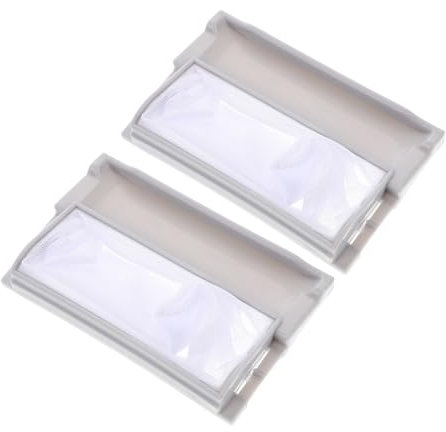 HOMSFOU 2pcs Washing Machine Filter Pouch Dryer Lint Bag Washing Machine Lint Bag Laundry Hair Filter Hair Convenient