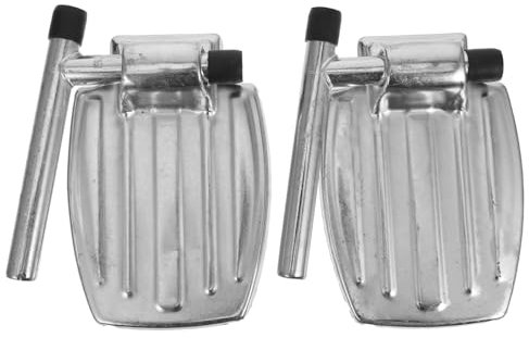 GARVALON 2stücke Rollstuhlfußstütze Aus Ersatz Für Fußstütze Passte Für Verschiedene Rollstuhltypen Einfache Installation Keine Besonderen Kenntnisse Erforderlich Mit Stützstange