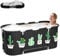 Sinbide Faltbare Badewanne, installieren und tragbare abnehmbare Badewanne, Geeignet für Erwachsene und Kinder，ideal für zu Hause Spa，vier Stile 115x60x50cm (LxBxH) (schwarz)