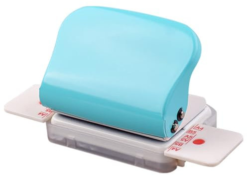 Manuelle Bindemaschine mit Positionierungslineal Board 6 Löcher für A4 30 Löcher für B5 26 Löcher für A5 Perfekt zum Stanzen Flipchart-Innenseiten