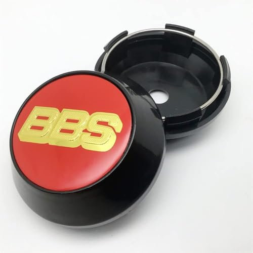 jyszq 4 stück 65mm Radnabenkappen für BBS, Nabendeckel Radkappen Felgenschutz Abdeckung Ersatz Radnabendeckel Nabenkappen Felgendeckel Zubehör,C