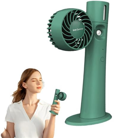 Xummpxuk Outdoor Mist Fan | Rechargeable Outdoor Mist Spray Fan | Multifunctional Handheld Air Cooling for Travel, Camping, Sports, Summer Activities