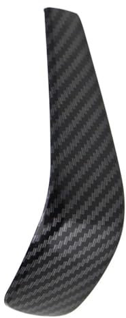 HHRDYY Auto-Innenraumaufkleber Für E87 1er E90 E92 3er E84 X1 Handball-Schalthebelmanschette Schaltknaufabdeckung Mittelkonsole Aufkleber(SCHWARZ)