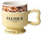 HUMOCHUSON Mug Cup Tazza Da Caffè Alta In Ceramica Francese Retrò Da 400 Ml, Per Coppia