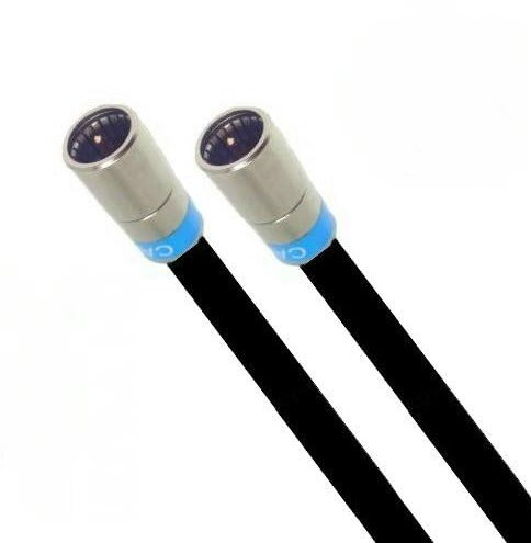 Fritz!Box 6690 Cable Router Netzwerk Anschlusskabel Deluxe Premium Kabel 8K HQ Qualität Cabelcon Schnellstecker 1 Meter Schwarz
