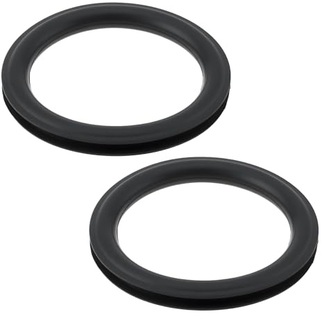 Briny River 2X Motorrad Tankdeckel Gummi O-Ring Dichtung 61109-85-C Kompatibel mit Har-Ley Davidson 1985-On