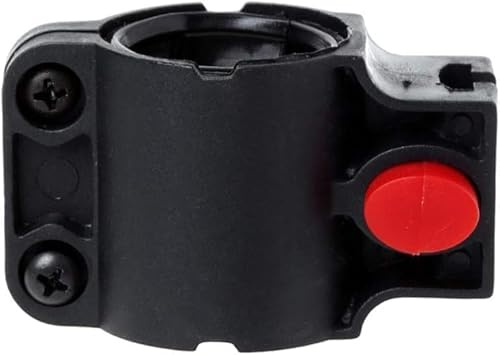 Universal Bike U-Lock Holder - Mount for Road and Mountain Bikes, Adjustable No-Drill Frame Bracket with Anti-Slip Design (Black)