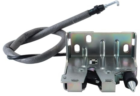 DUZEPA Bloqueo de cierre interior de la puerta trasera izquierda con pestillo inferior y cable de tracción, repuesto para furgoneta Ford Transit Mk8 V363 2.2 tdci