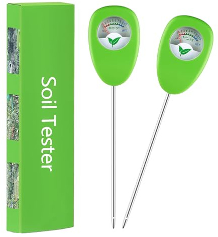 2 Piezas Medidor Humedad Plantas, Humidity Sensor Portátil | Medidor Humedad Plantas Sin Baterías, Moisture Meter para Maceta, Huertos Caseros