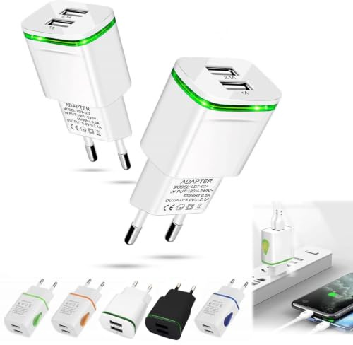 UK 2 Pin Shaver Socket to USB Adapter