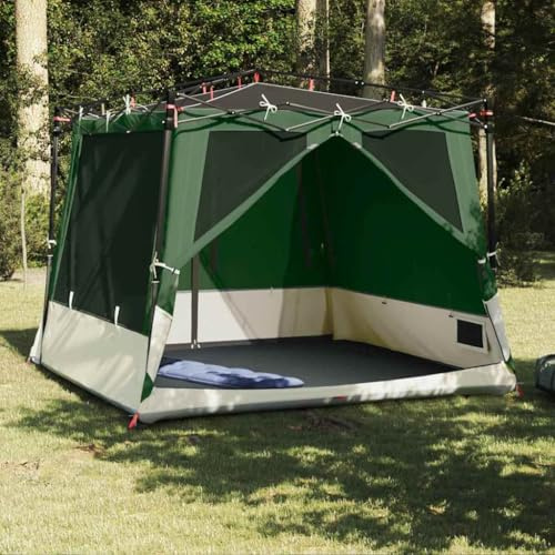 Basinlix Innenzelt mit Dach und Speicher Grün 291 x 291 x 240 cm TAFT, Winddicht mit Moskitonetz, Belüftung, E-Port, leicht, tragbar für Camping, Outdoor, Trekking, Festival, Familien, Pavillon