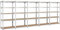 Yaheetech Lot de 5 étagère Meuble de Rangement 180x90x40 cm - Charge lourde/5 Niveaux/875 kg Rayonnages de Stockage pour Garage/Atelier/Chambre