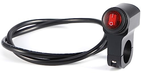 interrupteur avec voyant moto guidon etanche,Commutateur universel de guidon de moto, moto ¨¦tanche 12V 16A commutateur de guidon ¨¦tanche phare antibrouillard spot sur interrupteur