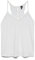 Vero Moda Vmana S/L Lace Top Noos Caraco, Snow White, XS Femme