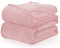 WAVVE Plaid Couverture Polaire Flanelle en Microfibre, Jeté de Canapé 150x200 Rose, Couverture lit Jete de Canape 2 Personnes, Plaid Fourrure Grand Chaud et Doux en Peluche, 200x150