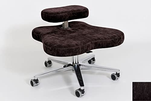 DragonflyChair - aktiver Bürostuhl zum Sitzen in verschiedenen Stellungen (im Schneidersitz, in japanischer Sitzhaltung, hocken oder auf andere Weise); wie Kinder auf dem Boden. (Standard, Espresso)