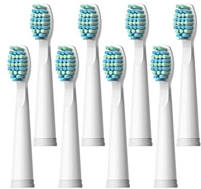 Worship Elektrische Sonic-Zahnbürsten Ersatzköpfe Zahnbürste 8 Köpfe Sets Fit für Fairywill FW-507 FW-508 FW-917 Kopfzahnbürste (Color : FW-05)