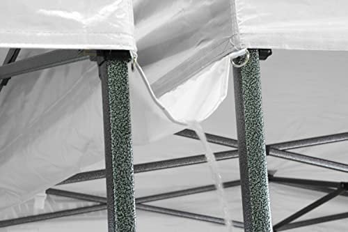 BULHAWK® 3M POP UP GAZEBO ROOF WATERPROOF RAIN WATER GUTTER CONNECTOR (White)