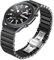 The 5 Shop Keramik Uhr Armband 20mm 22mm Ersatzband schwarz Damen Herren Edelstahl Metall keramisches Uhrenband für Samsung Amazfit Huawei Garmin Smartwatch (20mm)