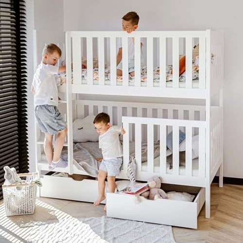 Hochbett DAWID (Weiß, 80x180)