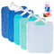 EIGHT4TWO® Baberos Bebé Impermeables y 100% Algodón - Fabricado 100% en España - Pack de 5 Baberos con Goma para Guardería - Ideal para Bebés de 6 a 24 Meses (MARINOS)