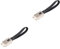 UKCOCO 2pièces Câble De Chargement Multifonction Cuir avec Porte-clé Type-c pour De Données Et Charge Rapide Noir