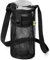 WKRTDY Porte-Bouteille d'eau en Maille - Bandoulière réglable et légère - Convient pour Sport, Camping, randonnée, Gym, Cyclisme, Voyages et Campus - Noir - 1 pièce