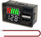 Hoembpn DC8-30V Indicateur Compteur de Charge Testeur Batterie LED Voltmètre Moniteurs de Batterie avec Double USB Chargeur,Tension de Capacité de Batterie Lithium et Plomb Testeur de Tension