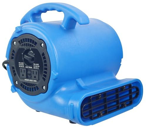 BLOTEK [WWD28] 1/4hp 900CFM Speed Air Mover Carpet Dryer Floor Fan Cooling Fan - Industrial Heavy Duty Abanico de Piso Blower Fan with High Power for Commercial and Industrial Use